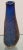 1960s 1960s Italian MCM Murano Allesandro Mandruzatto Studio Art Glass Ghiaccio Sommerso Bent Bottle Vase For Sale - Image 5 of 5