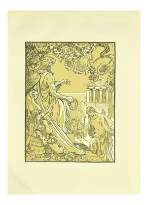 Ferdinand Bac , The Coronation , Original Lithograph by F. Bac , 1922