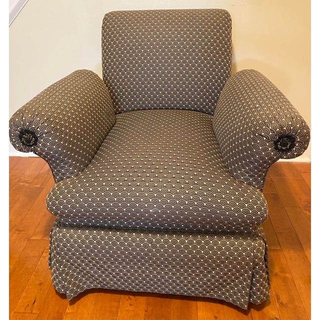 Art Deco 1960s Interior Crafts Inc. Rolled Armchairs Set of 2 For Sale - Image 3 of 9