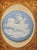 Textile Vintage Wedgwood Charoit in Silk Framed Mounts For Sale - Image 7 of 7