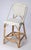 Solstice 25 in. Seat Height Rattan Counter Stool with Back and Footrest, Tan Beige For Sale - Image 10 of 10