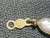 1990s 14k Gold Pink Rice Pearl and Oval Garnet Jewelry Set. For Sale - Image 4 of 5