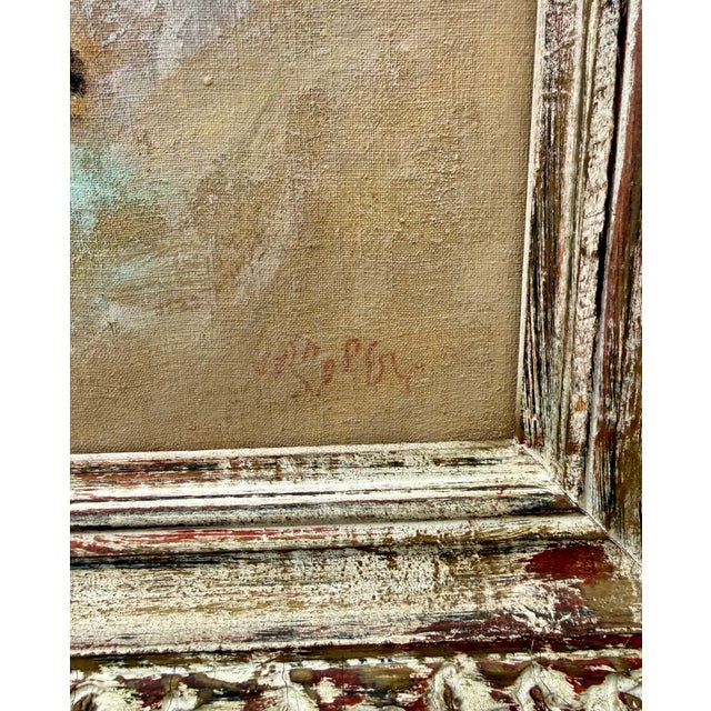 William Gropper, Large Oil Painting Klezmer Wedding Rabbis Judaica WPA Jewish Art William Gropper, c.1940's For Sale - Image 15 of 16