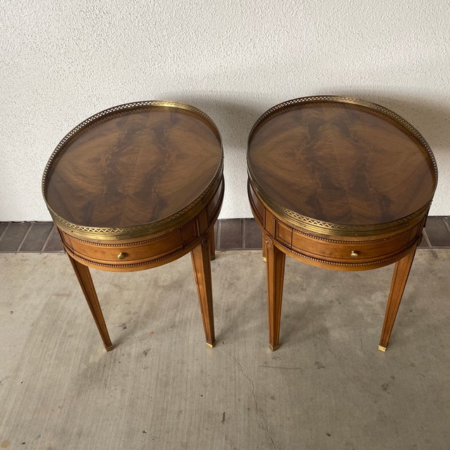 1980s Vintage Baker Side Tables a Pair Chairish