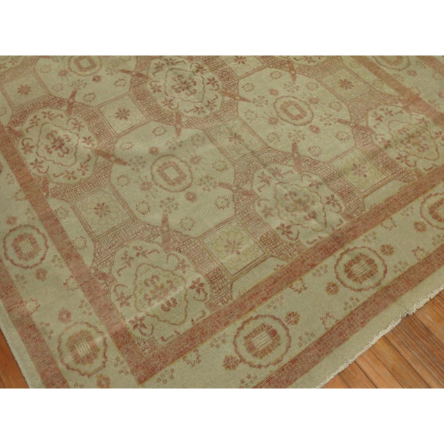 Early 21st Century Vintage Khotan Rug For Sale - Image 5 of 18