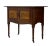 Early 20th Century Vintage English Walnut Buffet Cabinet With Casters For Sale - Image 9 of 9