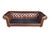 Vintage Cognac Brown Leather Chesterfield Sofa | Deep Tufted English Club Couch For Sale - Image 14 of 14