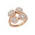 This is part of Chairish’s Fine Jewelry assortment. Statement cluster diamond ring in 18K Gold which perfectly goes with...