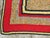 Red Galerie Shabab Collection Mid-20th Century Handmade American Rag Throw Rug For Sale - Image 8 of 10