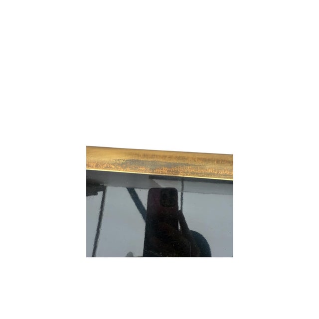 Black 1970s Attributed to William Doezema Style for Mastercraft Black Console Table For Sale - Image 8 of 11