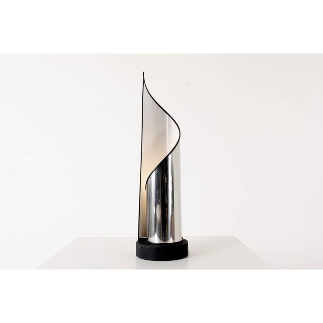 Table lamp stainles steel designer: factory design year: around 1970 manufacturer: stilnovo, milan country: italy...