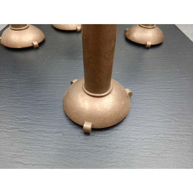 Bauhaus Art Deco Candlesticks, 1930s, Set of 4 For Sale - Image 3 of 8