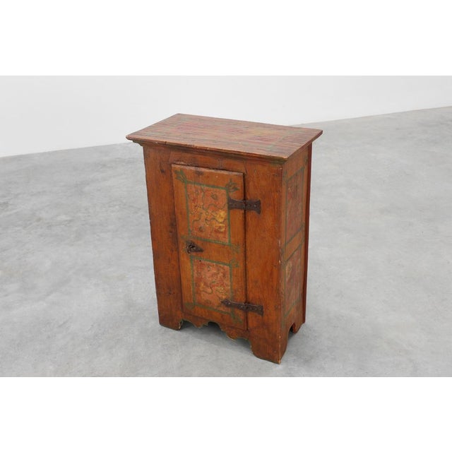 Small Antique 18th Century Oak Cabinet, France For Sale - Image 6 of 15