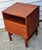 1950s Nils Jonsson Attribution 2 Drawer Teak Nightstand by Hnj For Sale - Image 10 of 10