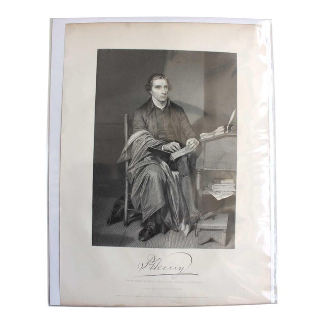 Mid 19th Century Henry, Print by Alonzo Chappel For Sale