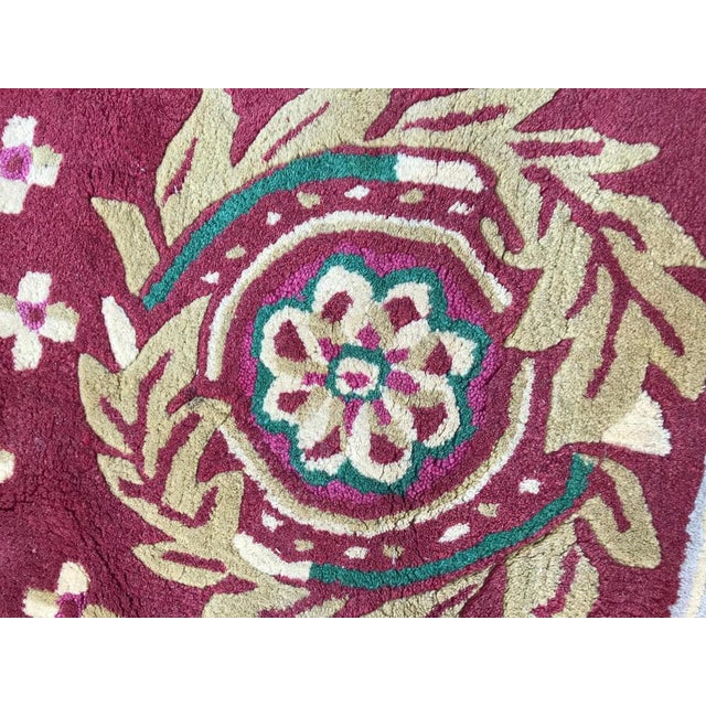 Vintage Aubusson Hand Tufted Rug, 1980s For Sale - Image 13 of 15