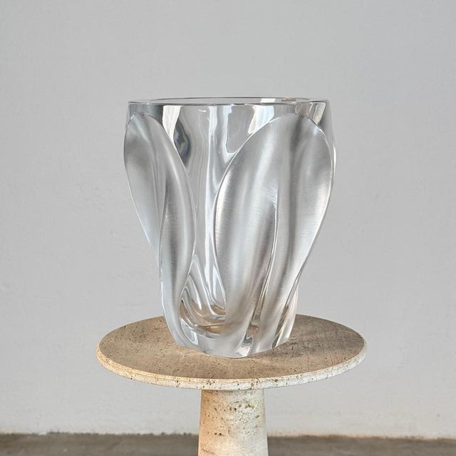 Flamme Crystal Vase from Lalique Paris, 1970s For Sale - Image 3 of 18
