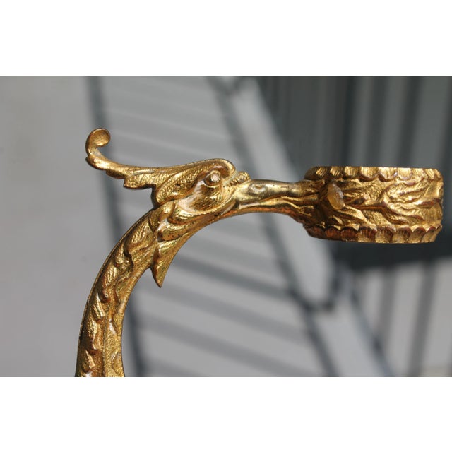 Signed F. & C. Osler 19th Century Gilt Bronze Serpantine Epergnes - A Pair For Sale - Image 9 of 13