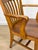 Antique Traditional Mahogany Wood Bankers Library Arm Chair For Sale - Image 10 of 16