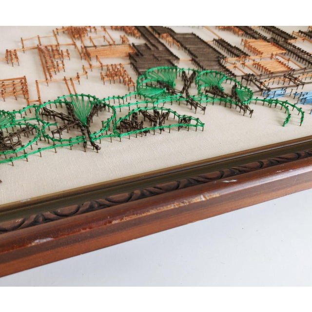 1970s City Skyline Nail and String Art For Sale - Image 10 of 10