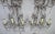 Mid 20th Century Pair of Six-Light Italian Crystal Beaded Sconces For Sale - Image 5 of 9