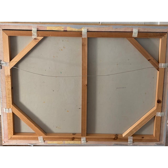 Blue LeRoy Neiman High Stakes Blackjack Vegas Painting on Canvas, American For Sale - Image 8 of 8