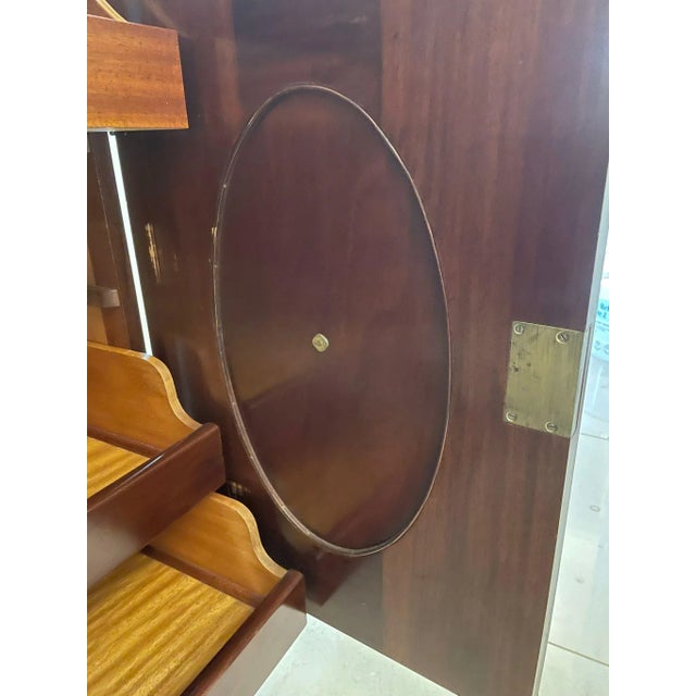 Antique Edwardian Mahogany Sideboard by Goodall of Manchester For Sale - Image 17 of 18