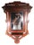 Brown Victorian Eastlake Aesthetic Movement Wall Mirror Hat Rack C. 1880's For Sale - Image 8 of 15