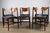 1960s Chairs in Teak and Black Imitation Leather by Gianfranco Frattini, 1960s, Set of 6 For Sale - Image 5 of 18
