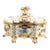 KPM Royal Porcelain Manufacturing Large Footed Trinket Jewelry Box For Sale