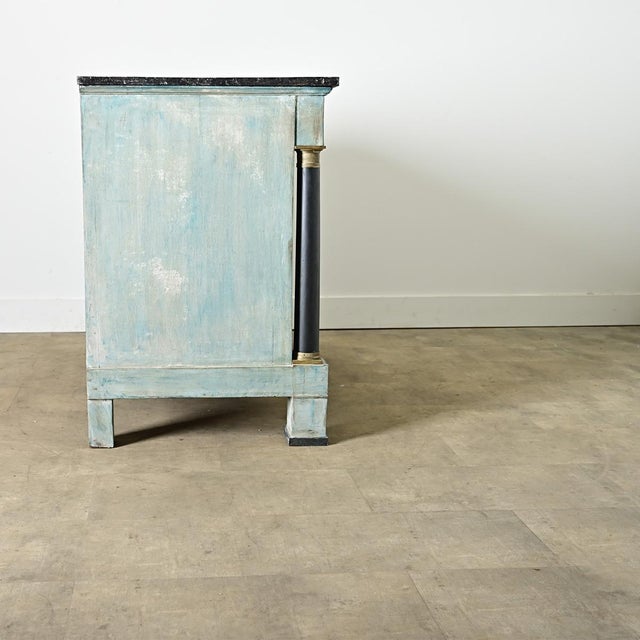 French 19th Century Painted Empire Commode For Sale - Image 14 of 14