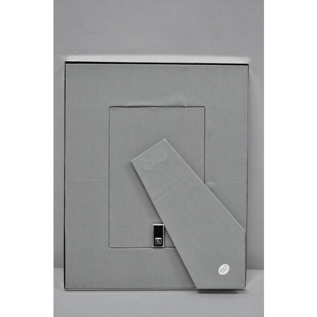 Late 20th Century Ralph Lauren Silver Plated 4x6 Picture Frame MacKenzie Quilt Alphabet Motif Nib For Sale In Philadelphia - Image 6 of 18