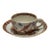 Rare Antique c.1885 English Chinoiserie "Mikado" Miniature Cup & Saucer Set For Sale