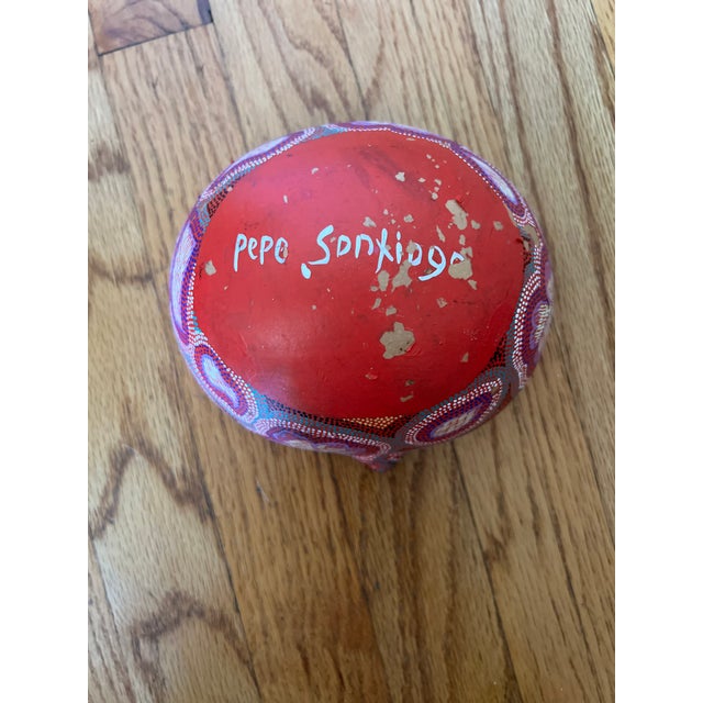 Wood Vintage Hand Made Pepe Santiago Decorative Bowl For Sale - Image 7 of 7
