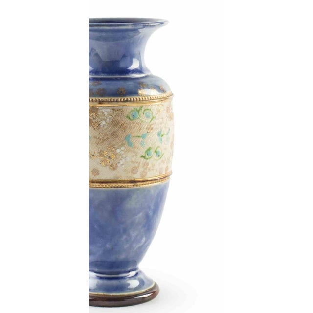 Vintage Painted Ceramic Vase For Sale - Image 5 of 7