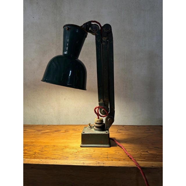 Worktop Machinists Lamp from Simplex, 1930s For Sale - Image 4 of 11
