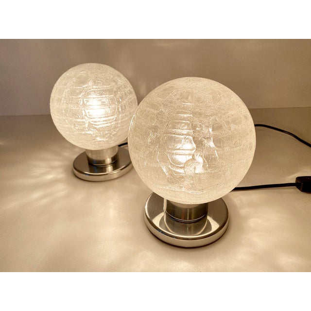 1970s Vintage Space Age Table Lamps from Doria, 1970s, Set of 2 For Sale - Image 5 of 18