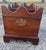 Wood Vintage Georgian Style Chippendale Mahogany Cellerette Decanter Box For Sale - Image 7 of 12