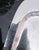 Vintage Silver-Plate Serving Tray by Wm Mounts & Co. 10.5” Long With Hammered Design For Sale - Image 4 of 7