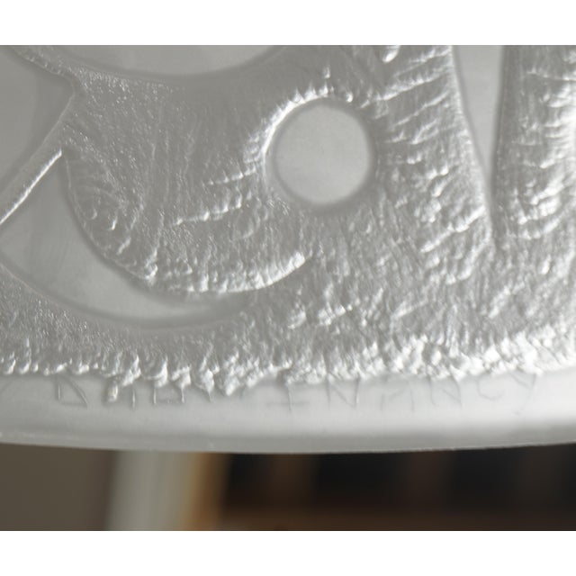 French Art Deco Pendant Light by Daum 1930 France For Sale - Image 11 of 14