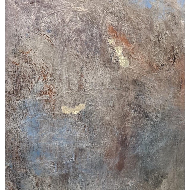 Large Mid-Century Modernist Figurative Oil Painting, Signed, Circa 1960 For Sale - Image 13 of 13
