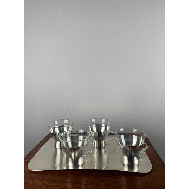 Art Deco Tea or Coffee Service from WMF, 1940s, Set of 5 For Sale - Image 16 of 18