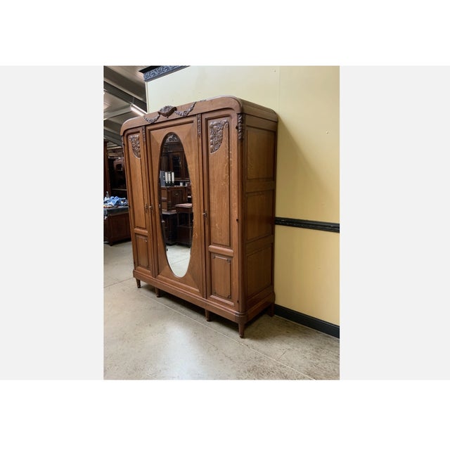 Antique Art Deco Linen Cupboard, 1932 For Sale - Image 4 of 10