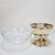 Large Art Deco Crystal Glass Centerpiece Bowl on Pedestal For Sale - Image 5 of 12