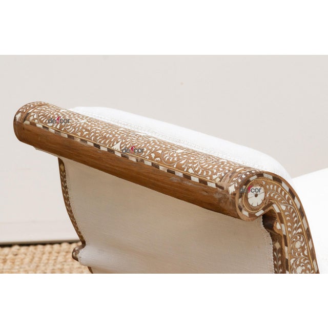 Regal Inlay Anglo Indian Sofa For Sale - Image 4 of 12