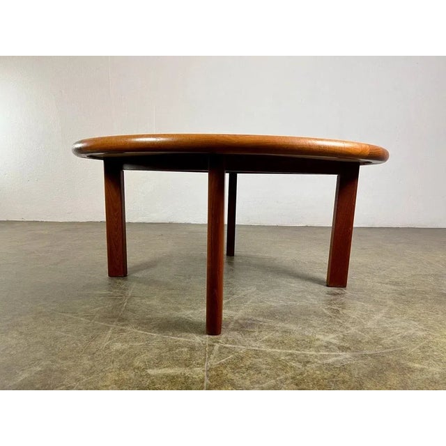Wood Coffee Table in Teak & Ceramic by Tue Poulsen for Haslev Møbelsnedkeri, 1960s For Sale - Image 7 of 11