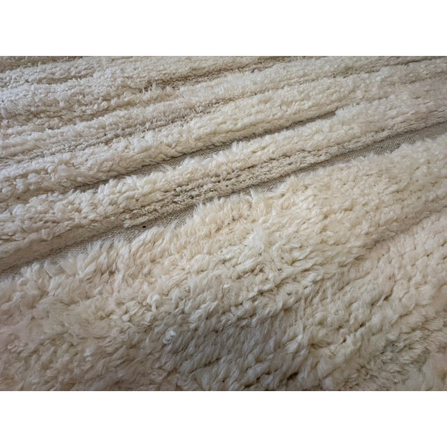 Rh Eli Wool Rug – 12' × 15' Natural | Hand-Knotted New Zealand Wool | Moroccan-Inspired Contemporary Design For Sale - Image 9 of 18
