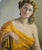 Woman in Yellow Drapery, 1960s, Oil on Canvas For Sale - Image 10 of 13