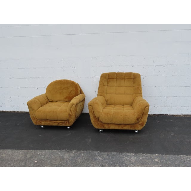Wood Mid Century Modern Lounge Chairs a Set of Two 6388 For Sale - Image 7 of 16