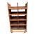 Early 20th Century Maine Shoe Factory Numbered Wood Rolling Cubbies / Industrial Shelving Cart An exceptional early 20th-...